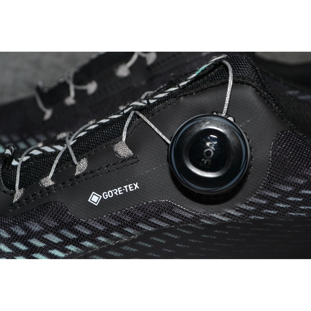 Icebug NewRun W BUGrip GTX Shoes‎ Womens Size 10.5 Black Gore-Tex Spikes Running - Picture 6 of 16